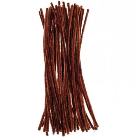 Druciki kreatywne Brewis 30cm Brązowe, 40szt